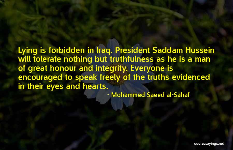 Mohammed Saeed Al-Sahaf Quotes 286391