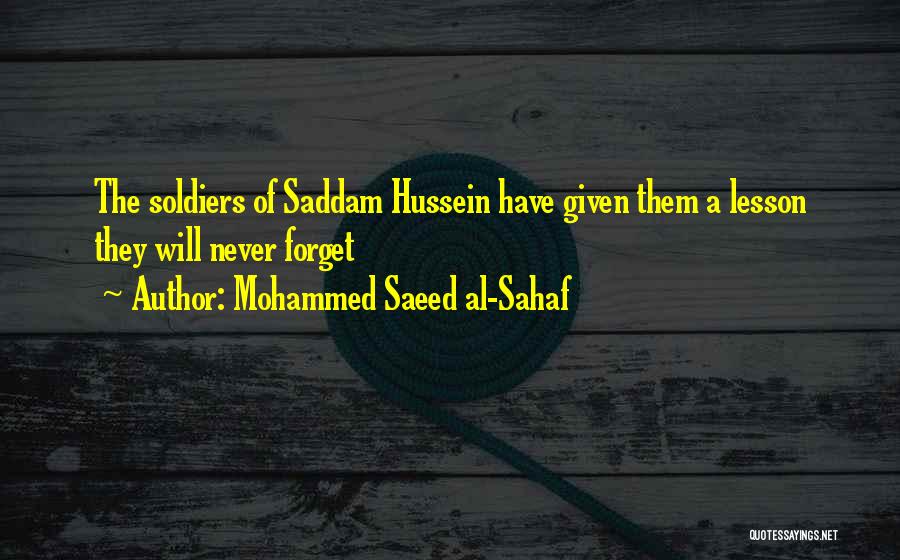 Mohammed Saeed Al-Sahaf Quotes 526681