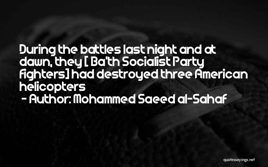 Mohammed Saeed Al-Sahaf Quotes 785342