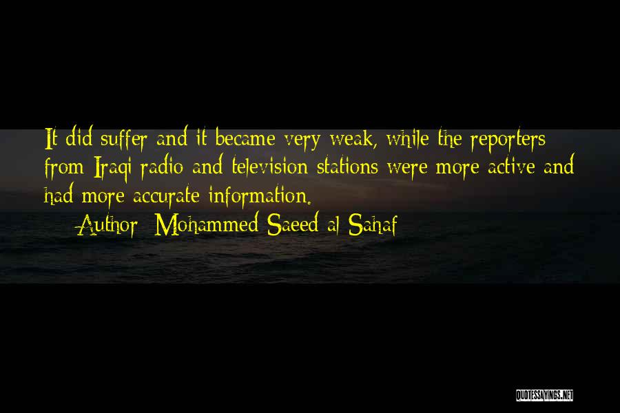 Mohammed Saeed Al-Sahaf Quotes 980883