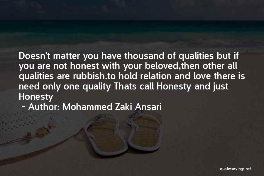 Mohammed Zaki Ansari Quotes 1762664