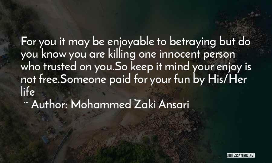Mohammed Zaki Ansari Quotes 1853818
