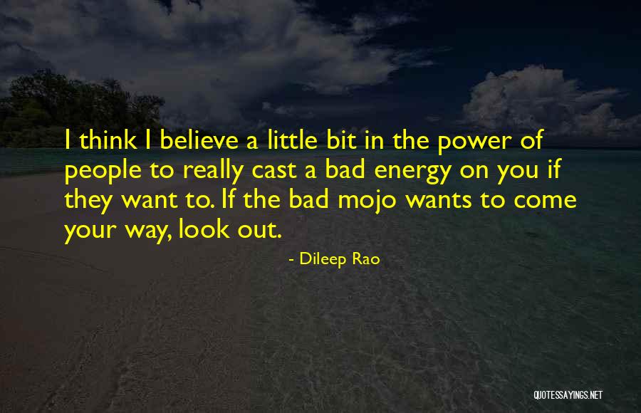 Mojo Quotes By Dileep Rao