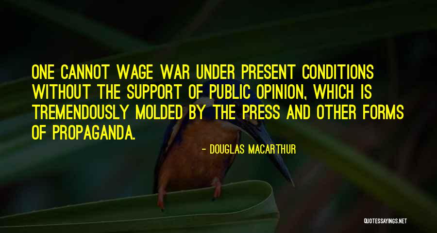 Molded Quotes By Douglas MacArthur