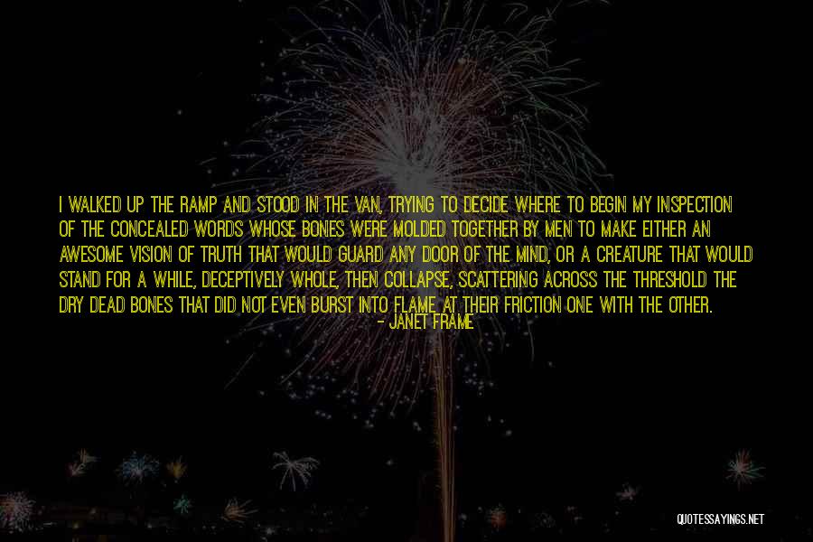 Molded Quotes By Janet Frame