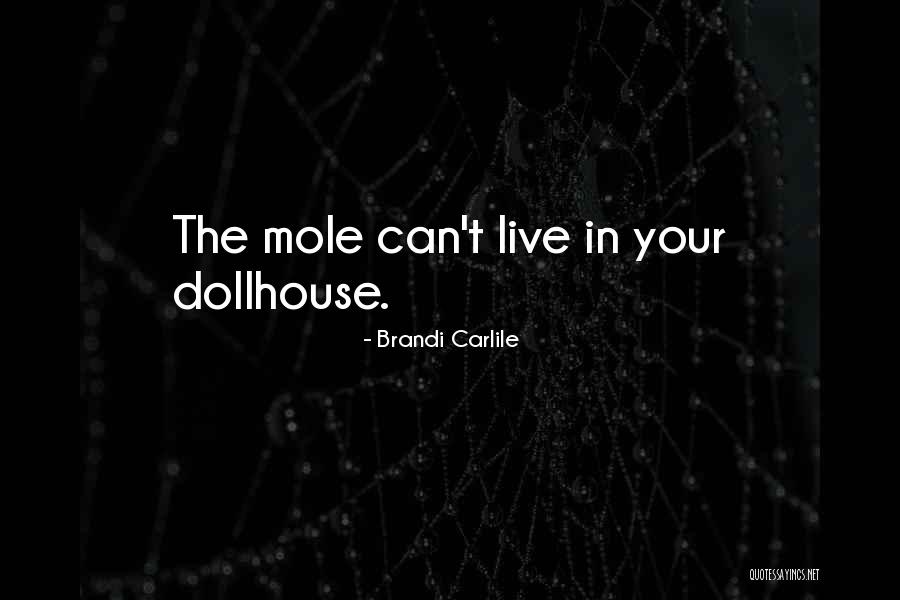 Mole Quotes By Brandi Carlile Mole Quotes By Brandi Carlile