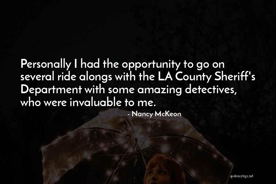 Moledor Quotes By Nancy McKeon Moledor Quotes By Nancy McKeon