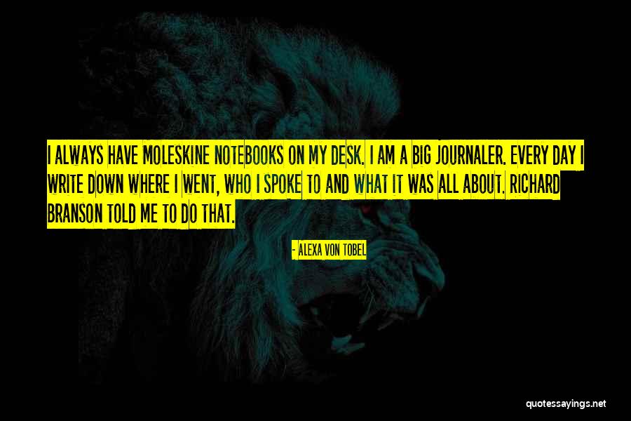 Moleskine Quotes By Alexa Von Tobel Moleskine Quotes By Alexa Von Tobel