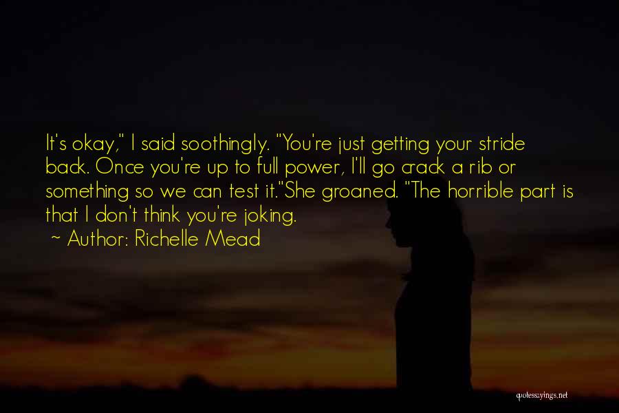 Molfino Hermanos Quotes By Richelle Mead