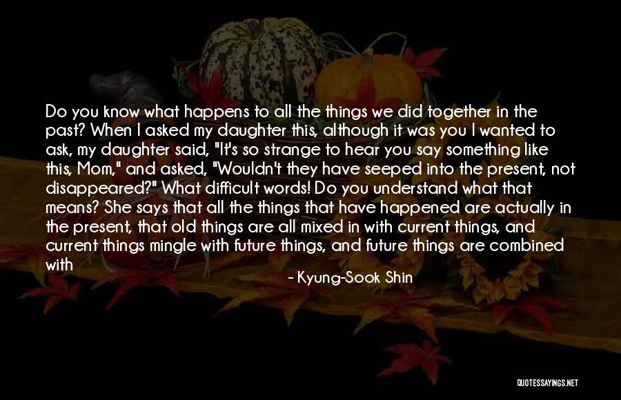 Mom And Daughter Quotes By Kyung-Sook Shin Mom And Daughter Quotes By Kyung-Sook Shin