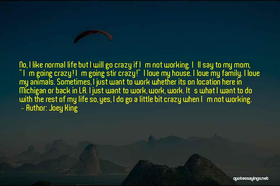 Mom Going Back To Work Quotes By Joey King