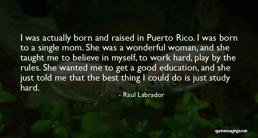 Mom You Taught Me Quotes By Raul Labrador Mom You Taught Me Quotes By Raul Labrador