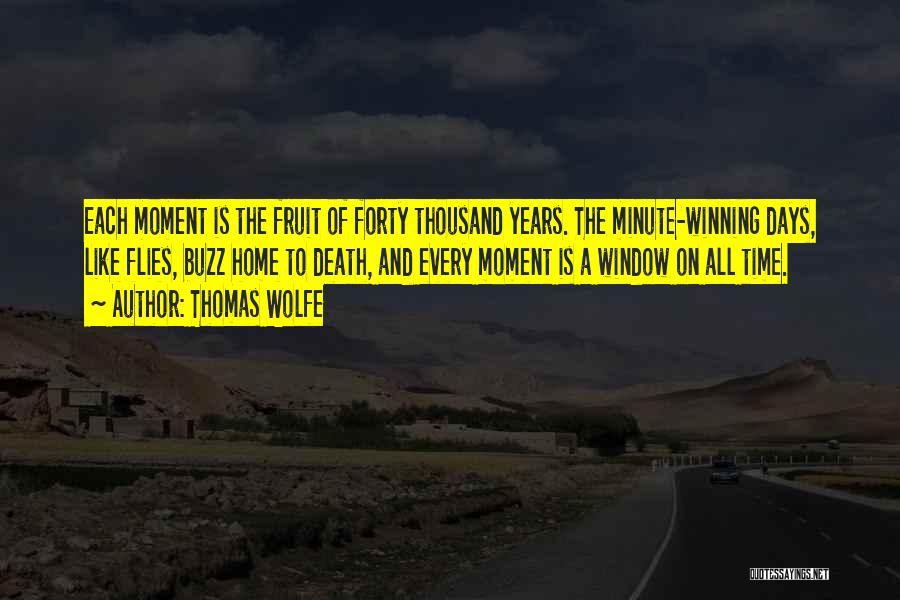 Moment And Time Quotes By Thomas Wolfe