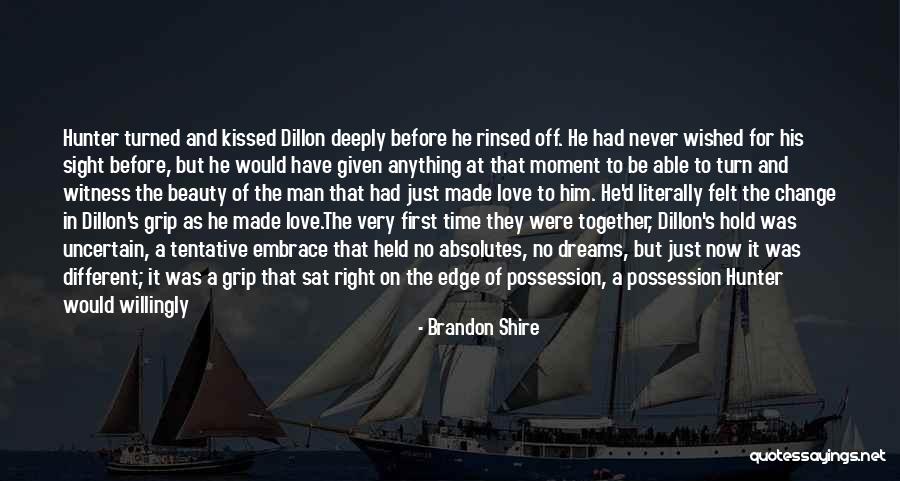 Moment In Time Love Quotes By Brandon Shire