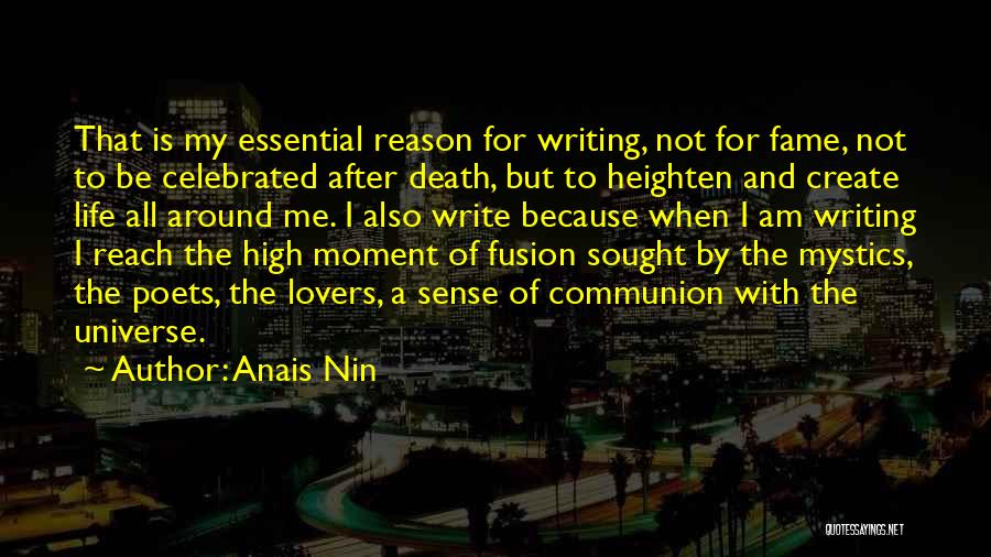 Moment Of Death Quotes By Anais Nin