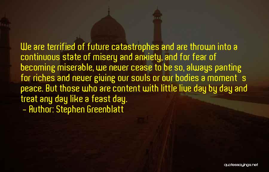 Moment Of Peace Quotes By Stephen Greenblatt