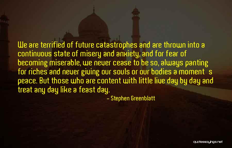 Moment Of Peace Quotes By Stephen Greenblatt