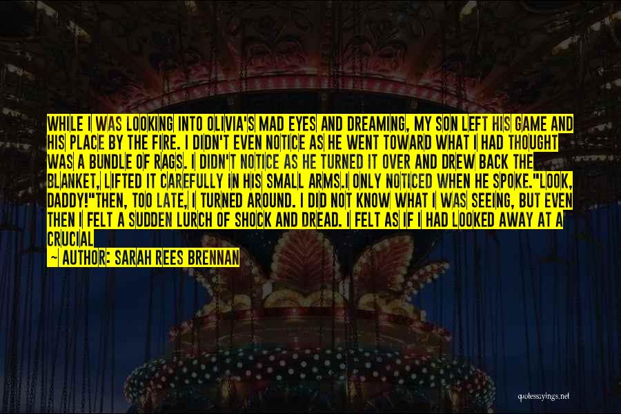 Moment Of Thought Quotes By Sarah Rees Brennan