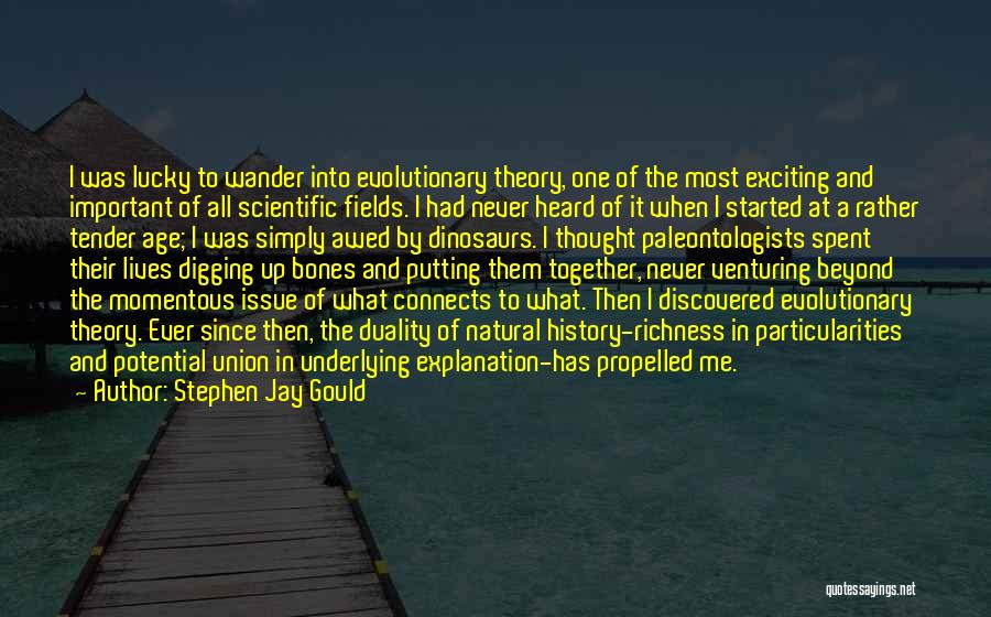 Momentous Quotes By Stephen Jay Gould