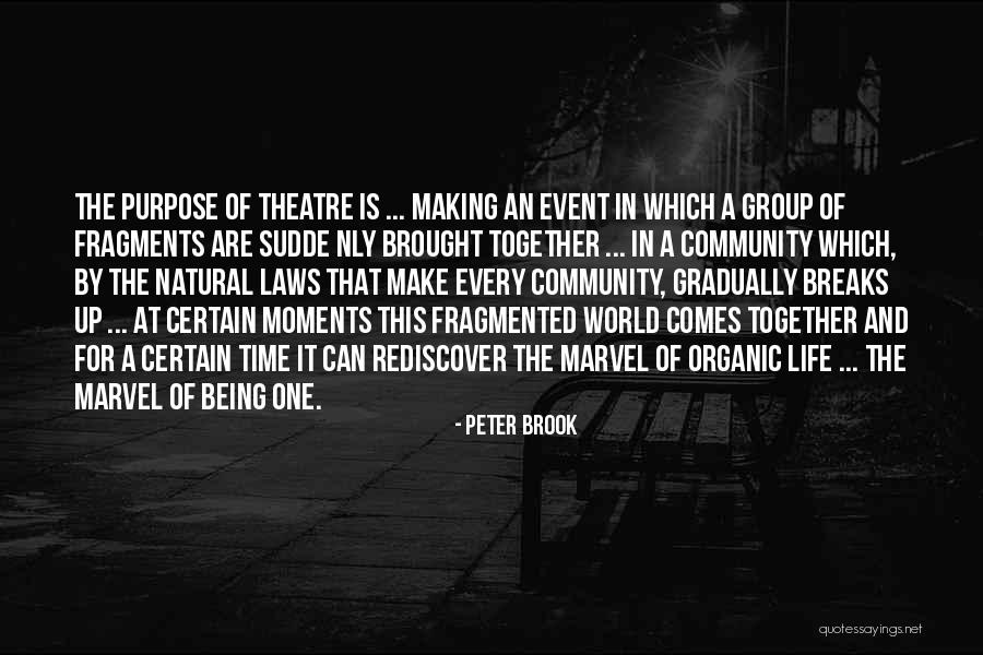 Moments Theatre Quotes By Peter Brook Moments Theatre Quotes By Peter Brook