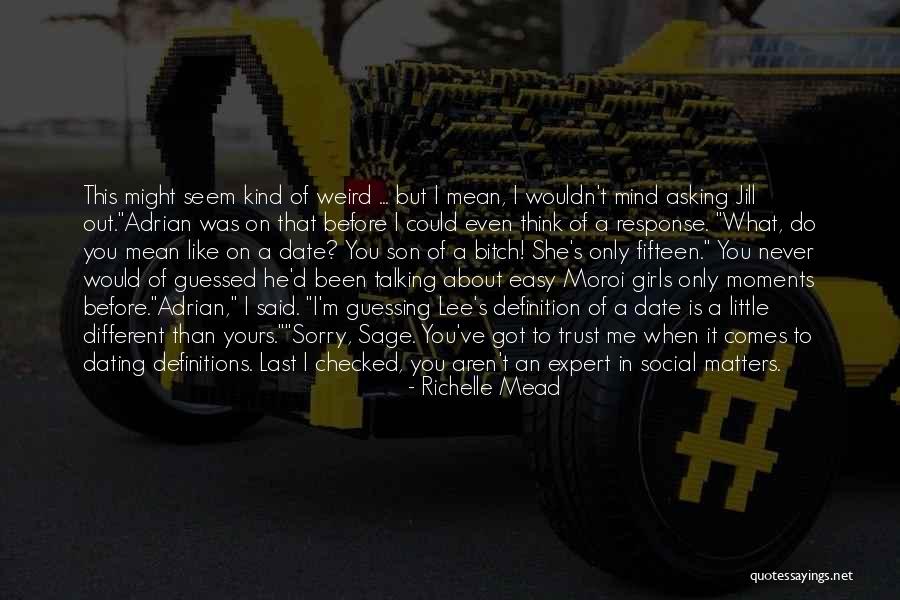 Moments With Son Quotes By Richelle Mead Moments With Son Quotes By Richelle Mead