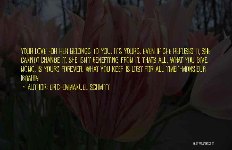 Momo Love Quotes By Eric-Emmanuel Schmitt