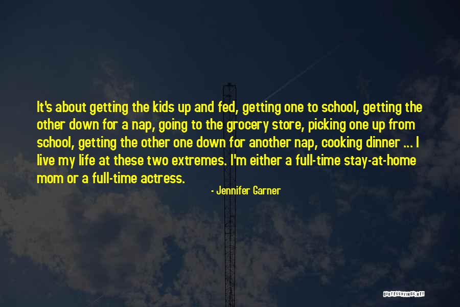 Mom's Home Cooking Quotes By Jennifer Garner Mom's Home Cooking Quotes By Jennifer Garner