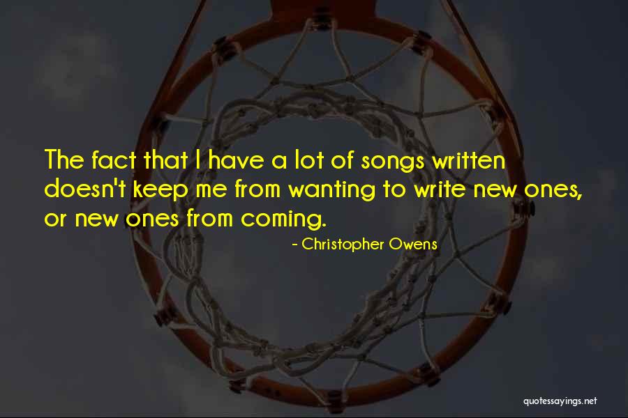Moncalvo Fiera Quotes By Christopher Owens Moncalvo Fiera Quotes By Christopher Owens