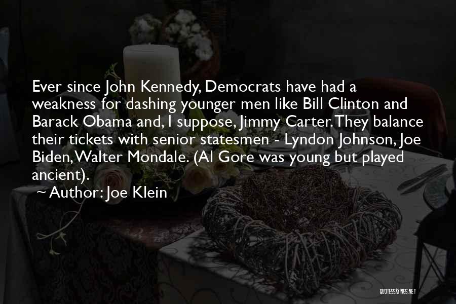 Mondale Quotes By Joe Klein