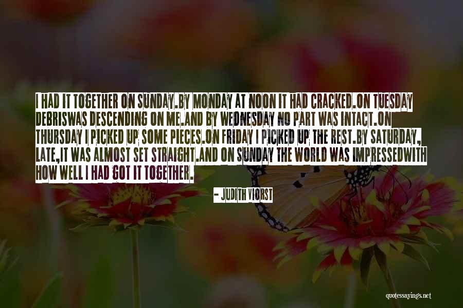 Monday Quotes By Judith Viorst Monday Quotes By Judith Viorst