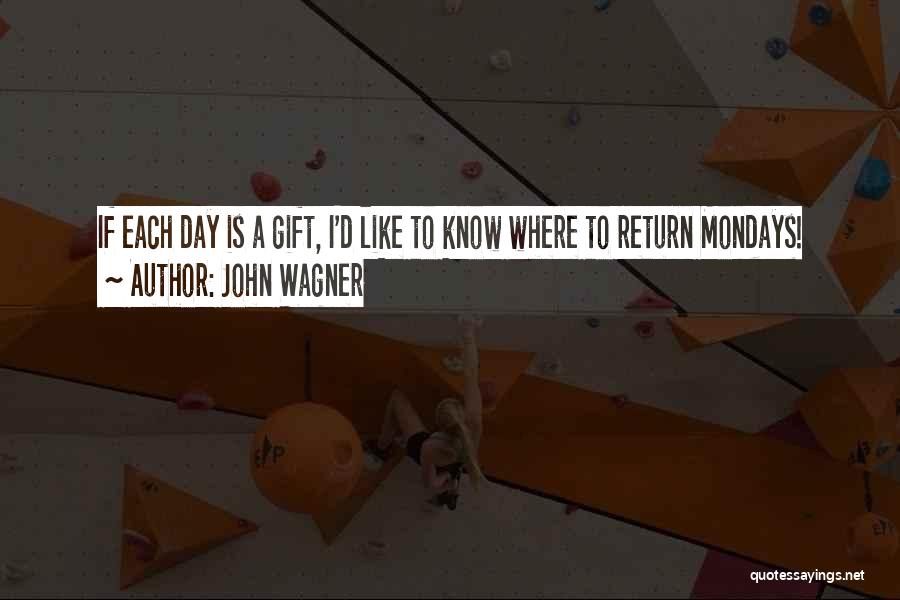 Mondays Best Quotes By John Wagner