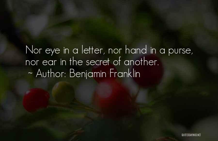 Mondou Anjou Quotes By Benjamin Franklin