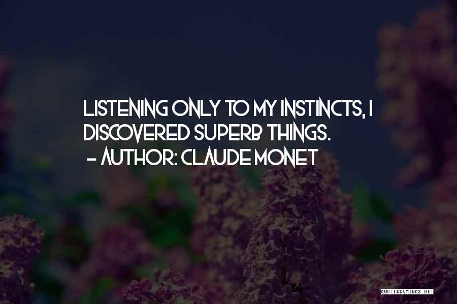 Monet Quotes By Claude Monet