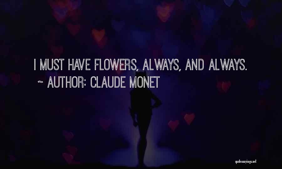 Monet Quotes By Claude Monet