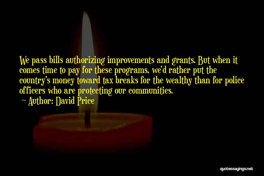 Money And Bills Quotes By David Price