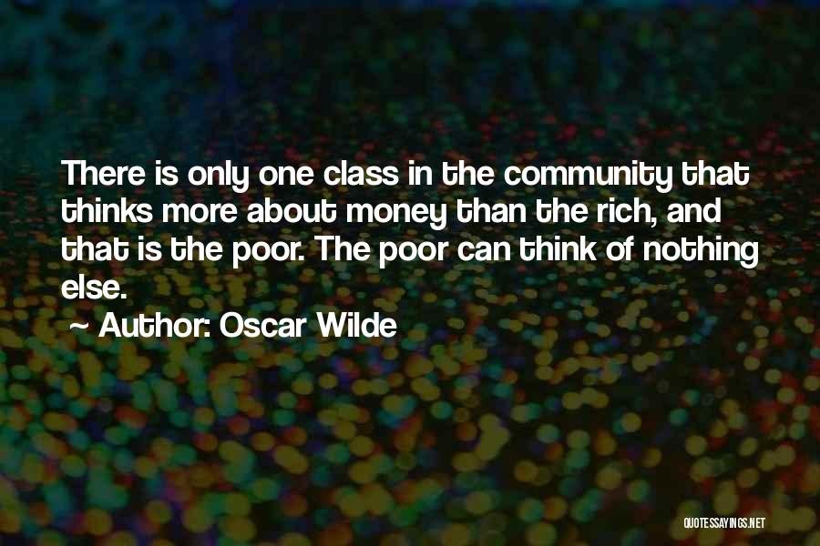 Money And Class Quotes By Oscar Wilde