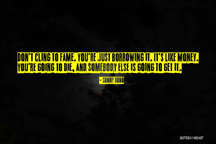 Money And Fame Quotes By Sonny Bono Money And Fame Quotes By Sonny Bono