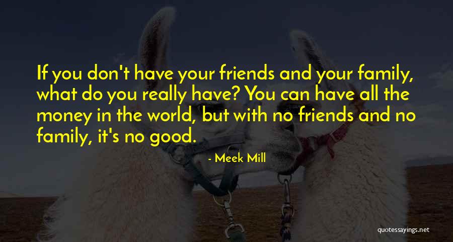 Money And Friends Quotes By Meek Mill