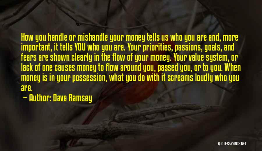 Money And Priorities Quotes By Dave Ramsey