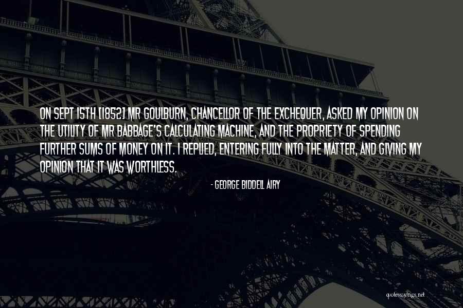 Money And Spending Quotes By George Biddell Airy Money And Spending Quotes By George Biddell Airy