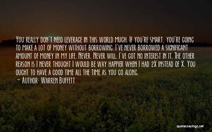 Money Borrowed Quotes By Warren Buffett