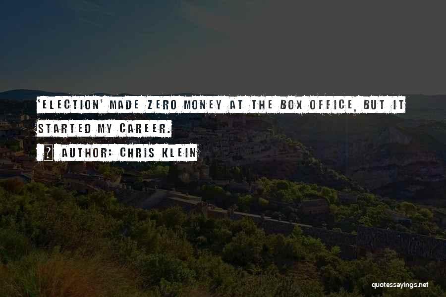 Money Box Quotes By Chris Klein