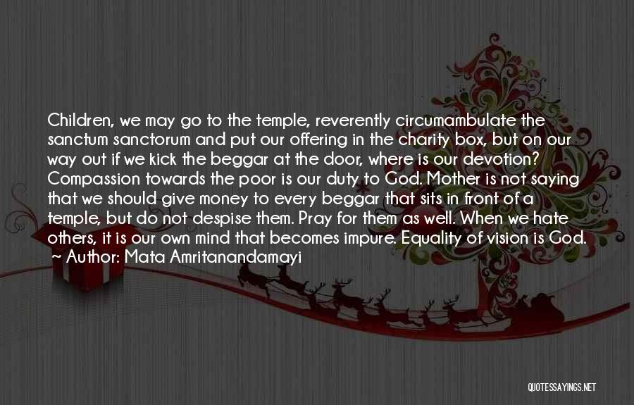 Money Box Quotes By Mata Amritanandamayi