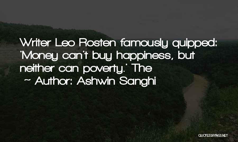 Money Can Buy Happiness Quotes By Ashwin Sanghi