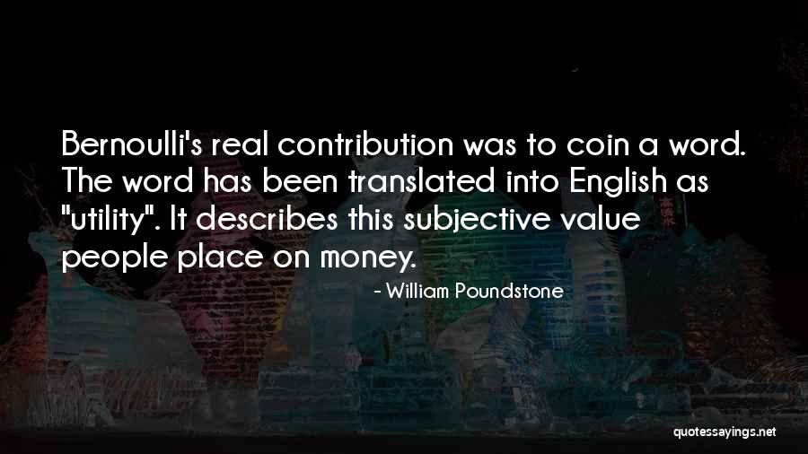 Money Contribution Quotes By William Poundstone Money Contribution Quotes By William Poundstone