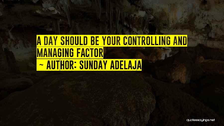 Money Controlling You Quotes By Sunday Adelaja