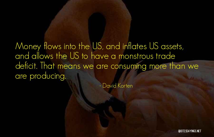 Money Flows Quotes By David Korten