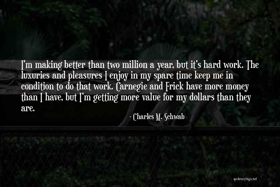 Money Hard Work Quotes By Charles M. Schwab Money Hard Work Quotes By Charles M. Schwab