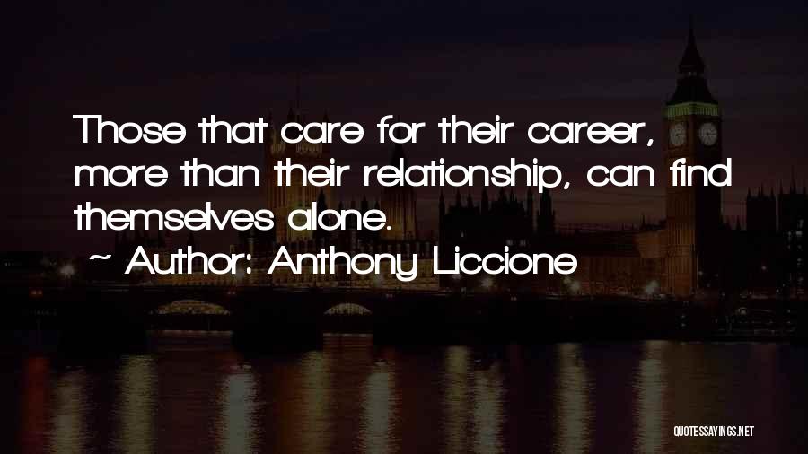 Money Importance Quotes By Anthony Liccione