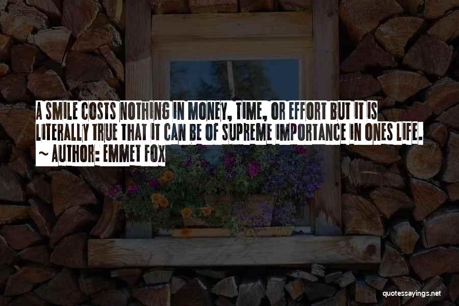 Money Importance Quotes By Emmet Fox